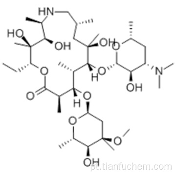 1-Oxa-6-azaciclopentadecan-15-ona, 13 - [(2,6-didesoxi-3-C-metil-3-O-metil-aL-ribo-hexopiranosil) oxi] -2-etil-3,4 , 10-tri-hidroxi-3,5,8,10,12,14-hexametil-11 - [[3,4,6- tridesoxi-3- (dimetilamino) -b-xil-hexopiranosil] oxi] -, (57193725, 2R, 3S, 4R, 5R,